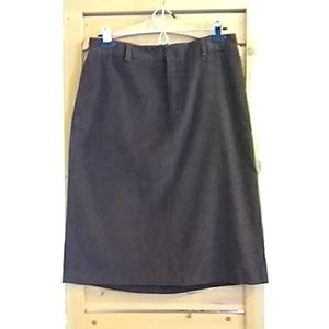 Corduroy pencil skirt banana republic chocolate brown
